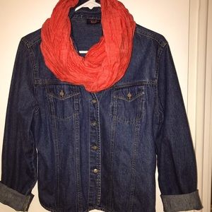 Bill Blass denim jacket petite medium